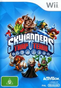 Skylanders Trap Team Wii US box art
